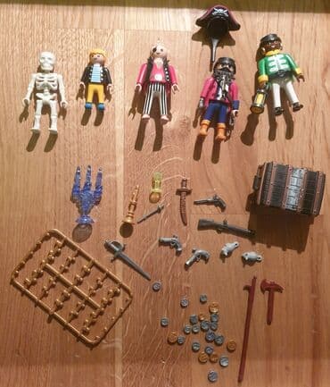 mac i stit za decu: Playmobil pirate set 3939 pirati - gusari i blago. Svecnjak — 4