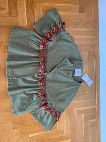 Pončo: Zara, M (EU 38), bоја - Maslinasto zelena — 7