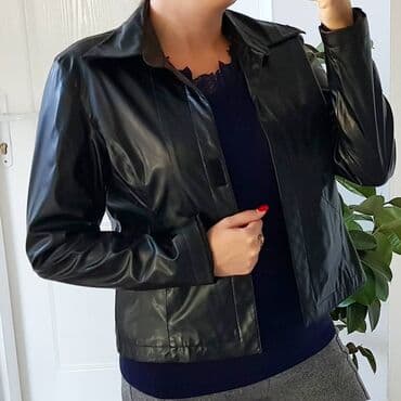 jakna veličine l: Jakna, skaj, moderna
Vel. 40 — 3