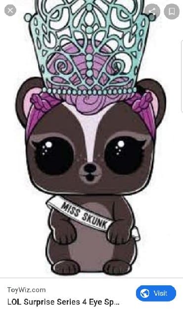 gumena lutka: Lol suprise original lutka ljubimac pets - miss skunk — 5