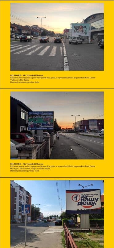 komplet oprema za nokte: Reklamni pano dimenzija 4x3 metra, idealan za postavljanje reklamnih — 1