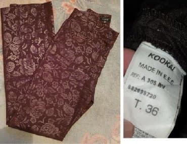pantalone m velicine: S (EU 36) — 1