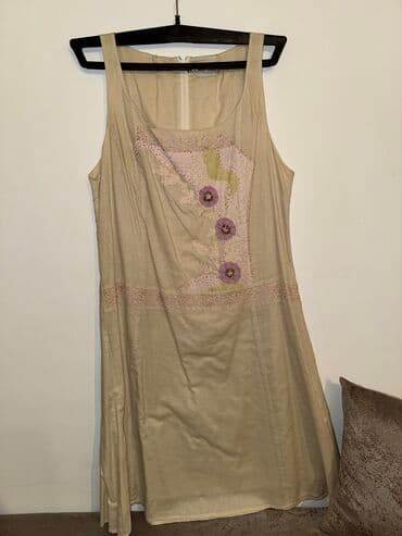 Haljine: 9Fashion Woman XL (EU 42), bоја - Bež, Na bretele — 1