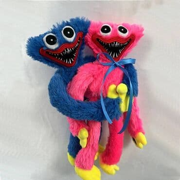 plišani kombinezon za odrasle: Huggy Wuggy Plišana igračka - Poppy Playtime 40 cm Sirovi materijal — 1