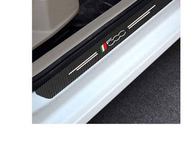 tuning nalepnice za auto: Stikeri za prag automobila - karbon 500 (FIAT) Stikeri za prag — 1