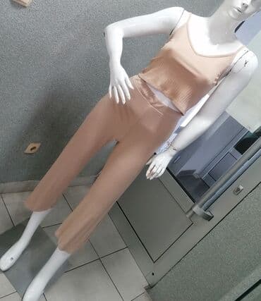 prsluk i pantalone komplet: Asics, M (EU 38), Jednobojni, bоја - Boja breskve — 3