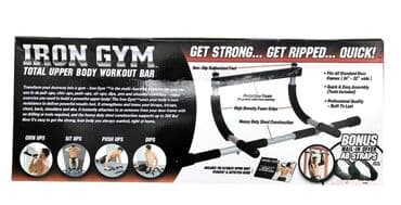 Rekviziti za vežbanje: Novo U originalnoj kutiji Iron Gym šipka za vežbanje Više ne morate — 4