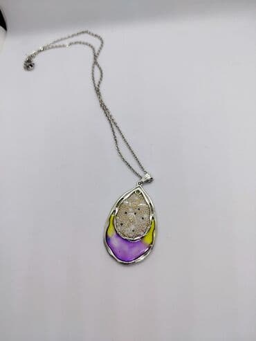 pandora privezak zaba: Ogrlica sa priveskom, Handmade, Materijal: Epoksi smola — 15