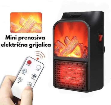 elektricni masazer za glavu: Cena 1900din Mini Prenosiva Električna Grejalica u Obliku Kamina LED — 1