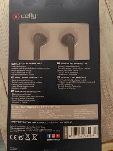 vodič kroz istoriju muzike: Celly Bluetooth slušalice sa ugrađenim mikrofonom omogućavaju bežično — 4