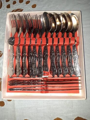 set za ulje i sirce: Rare!!! Vintage! Japanski escajg, star oko 50 godina, od alpake — 2