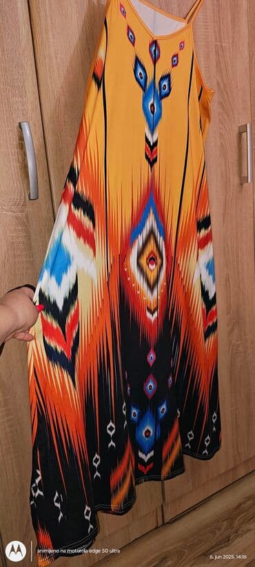 new yorker ranac: A-Dress 4XL (EU 48), color - Multicolored, With the straps — 1