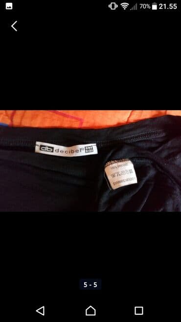 crop top majice na bretele: One size, Viskoza, Jednobojni, bоја - Crna — 2