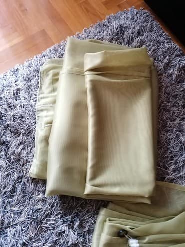 Curtains & Drapes: Net, Voile & Sheer Curtains, color - Green — 1