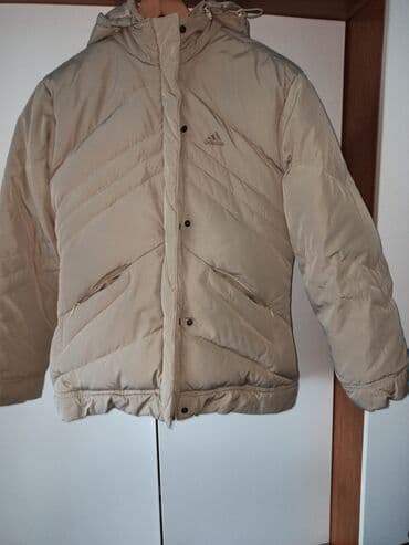 trenerka s: Adidas, M (EU 38), Jednobojni, Sa postavom, Perje — 2