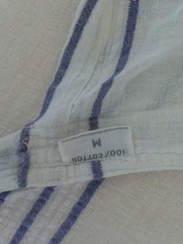 Haljine: S (EU 36), bоја - Bela, Oversize, Na bretele — 2