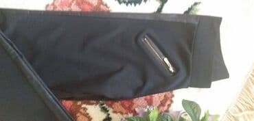 elegantni kompleti sa pantalonama: M (EU 38), L (EU 40), Poliester, bоја - Crna, Jednobojni — 4