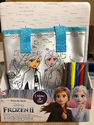 vrece za spavanje za decu: FROZEN 2 torba sa 6 markera.Dete samo treba da oboji kako želi i da je — 1