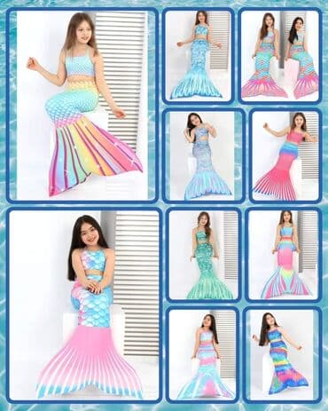 dexy co igracke za decu od 3 godine: 🧜🏼‍♀️ Sirena trodelni kupaći kostimi 🥰 Veličine od 2 do 14 godina — 2