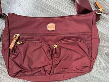 bordo torbe: Torba za rame, Materijal: Platno — 1