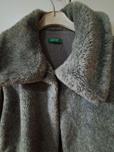 benetton parfemi zenski: Benetton, One size, Veštačko krzno, bоја - Siva — 2