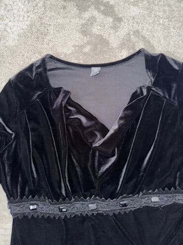 sinsay crna haljina: 0101 Brand XL (EU 42), bоја - Crna, Dugih rukava — 4