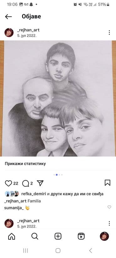 Slike i ramovi: Crtež