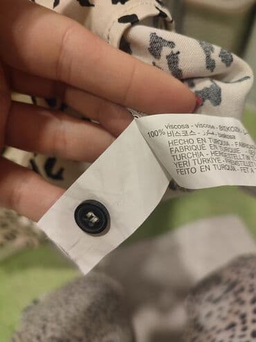 balea krema za vrat i dekolte: Zara, XS (EU 34), Viskoza, Leopard, krokodil, zebra, bоја - Šareno — 6