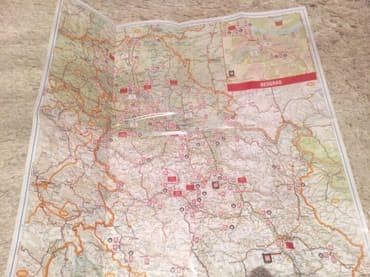 auto karta crne gore i srbije sa kilometrazom: Auto karta Srbije. Auto karta Srbije Lukoil. 1:840000, uvećani Novi — 4