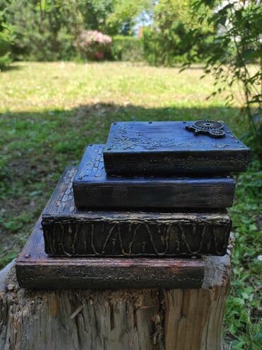 kutija za naocare i satove: Ukrasna kutija, Karton, Novo — 6