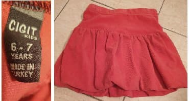 polovna garderoba za bebe: Mini, 122-128, bоја - Crvena — 7