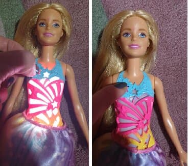ćelave lutke: BARBIE DREAMTOPIA original lutka barbi . Svetlucava princeza. Svetli i — 5