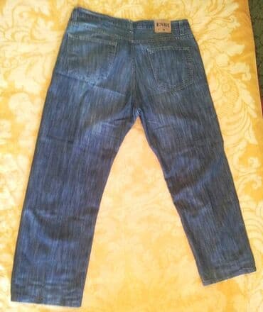 elegantne pantalone sa visokim strukom: Farmerke, 38 / 34, Loose fit — 8