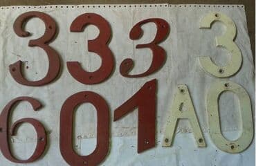kese za pranje patika: Metalni kućni brojevi sa slike,-zalihe- za informacije zvati,šaljem — 1