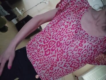 leopard pantalone: Zara, S (EU 36), Leopard, krokodil, zebra, bоја - Šareno — 1