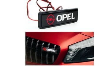 audi s4 2.2 t: 12V Svetleći LED znak za prednju masku - OPEL Svetleći znak za — 2