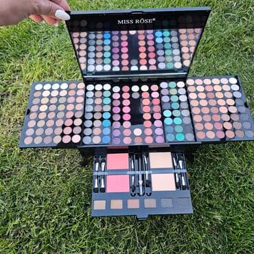 sophie's choice olovka za obrve: 🌺 miss rose kofer 🌺 🥰 pun kofer sa šminkom🥰 🌺set sadrži : 🌺 180 boja — 6