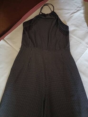 crni kombinezon zara: H&M, S (EU 36), Karirani — 1