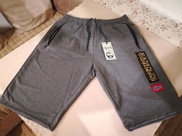 pamučni šorcevi: Bermude, 3XL (EU 58), 4XL (EU 60), 5XL (EU 62), bоја - Siva, Pamuk — 1