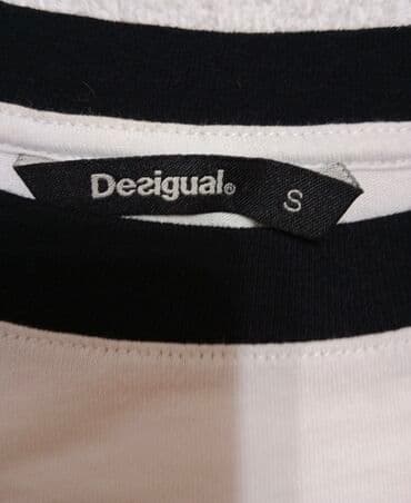 torbe b: Desigual, S (EU 36), Pamuk, bоја - Bela — 5
