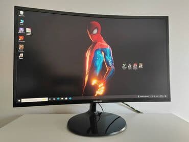 Monitori: Samsung zakrivljeni monitor 27"   Prodajem monitor Samsung, 27" FHD — 1
