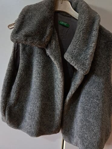 benetton parfemi zenski: Benetton, One size, Veštačko krzno, bоја - Siva — 8