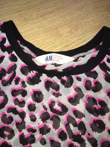 bluza s: H&M, XL (EU 42), L (EU 40), Leopard, krokodil, zebra, bоја - Šareno — 2