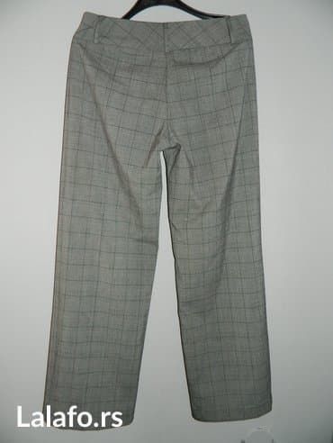 lanene pantalone zenske: M (EU 38), Normalan struk, Ravne nogavice — 3