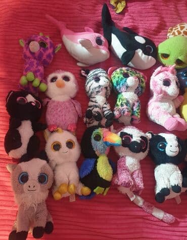 gumeni konjic za decu: TY BEANIE BOOS original plisane igračke bini bu. skupljali smo ih — 6