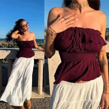 topovi i majice: Massimo Dutti, Poliester — 3