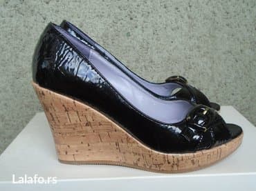 kickers cipele: Sandale na platformu od plute, visina stikle 9,5 cm, broj 37 — 1