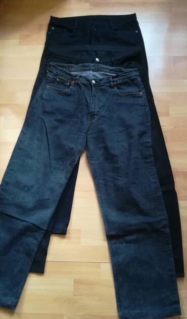 pantalone s: Farmerke 3 kom sve za 500 din, vel XL/XXL, obim struka 84-90 cm — 3