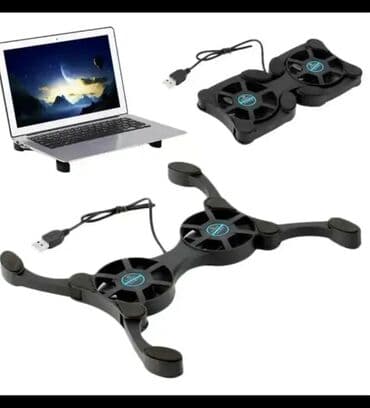 gigatron stalak za laptop: Ventilator za hladjenje Laptopa, sklopljivi od jake kuvane plastike — 1