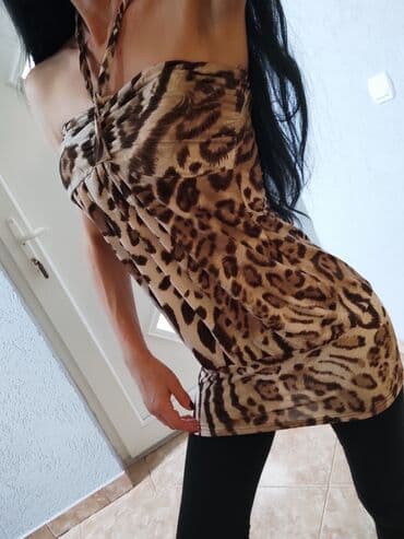 M (EU 38), Leopard, krokodil, zebra, bоја - Braon — 3